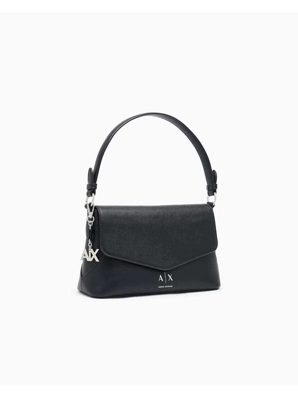 Borsa Armani Isabel con manico e chiusura a patta Donna - Nero