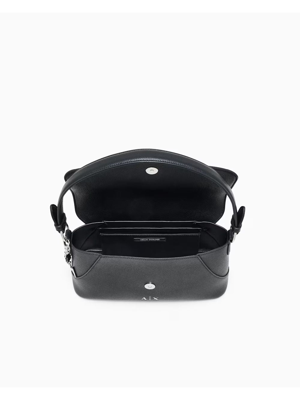 Borsa Armani Isabel con manico e chiusura a patta Donna - Nero