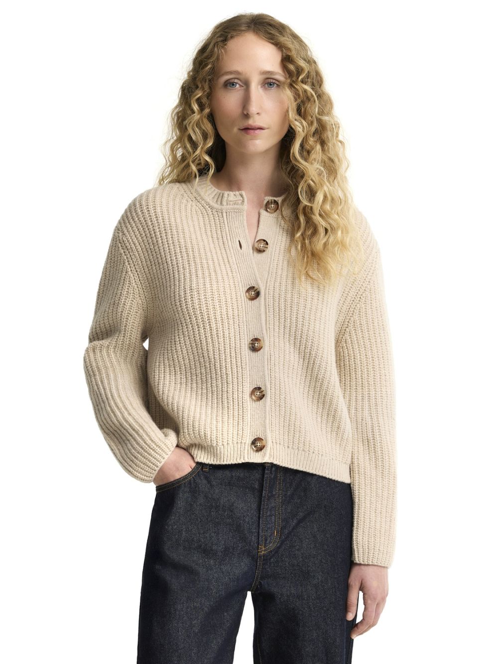 Pullover Barbour adalyn knitted Donna - Bianco