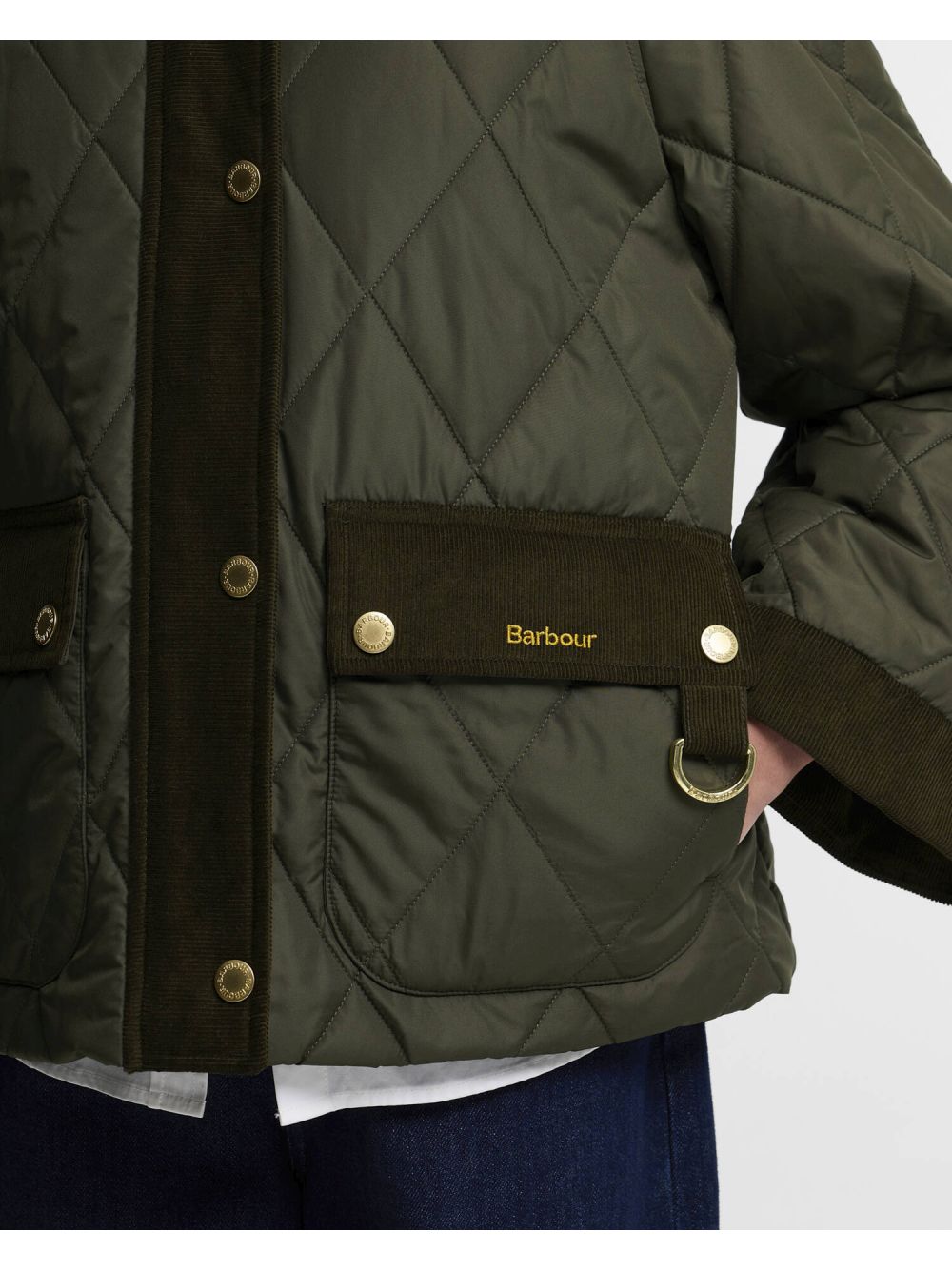Giubbotto Barbour kilnwick quilted Donna - Oliva