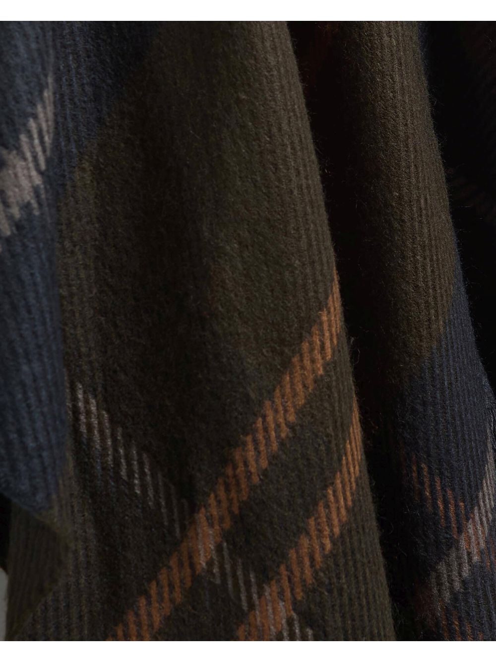 Poncho Barbour blair tartan Donna - Grigio