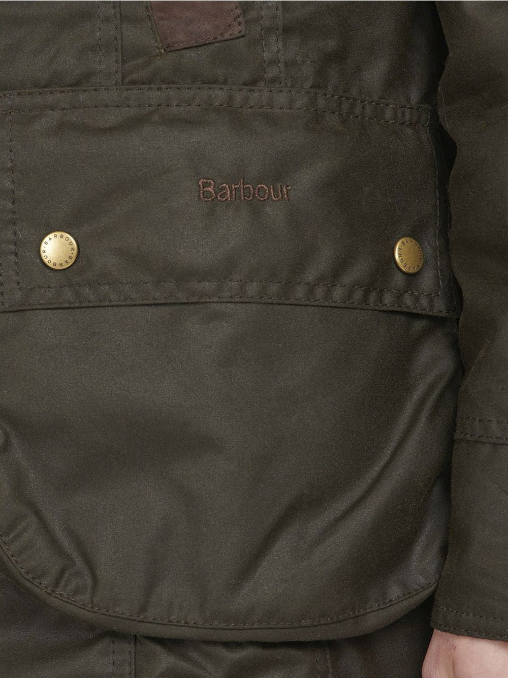 Giubbotto Barbour bower wax Donna - Oliva