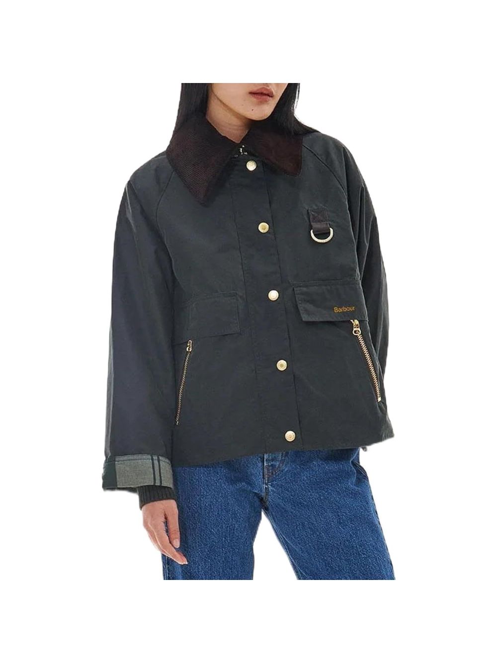 Giubbotto Barbour catton wx Donna - Verde