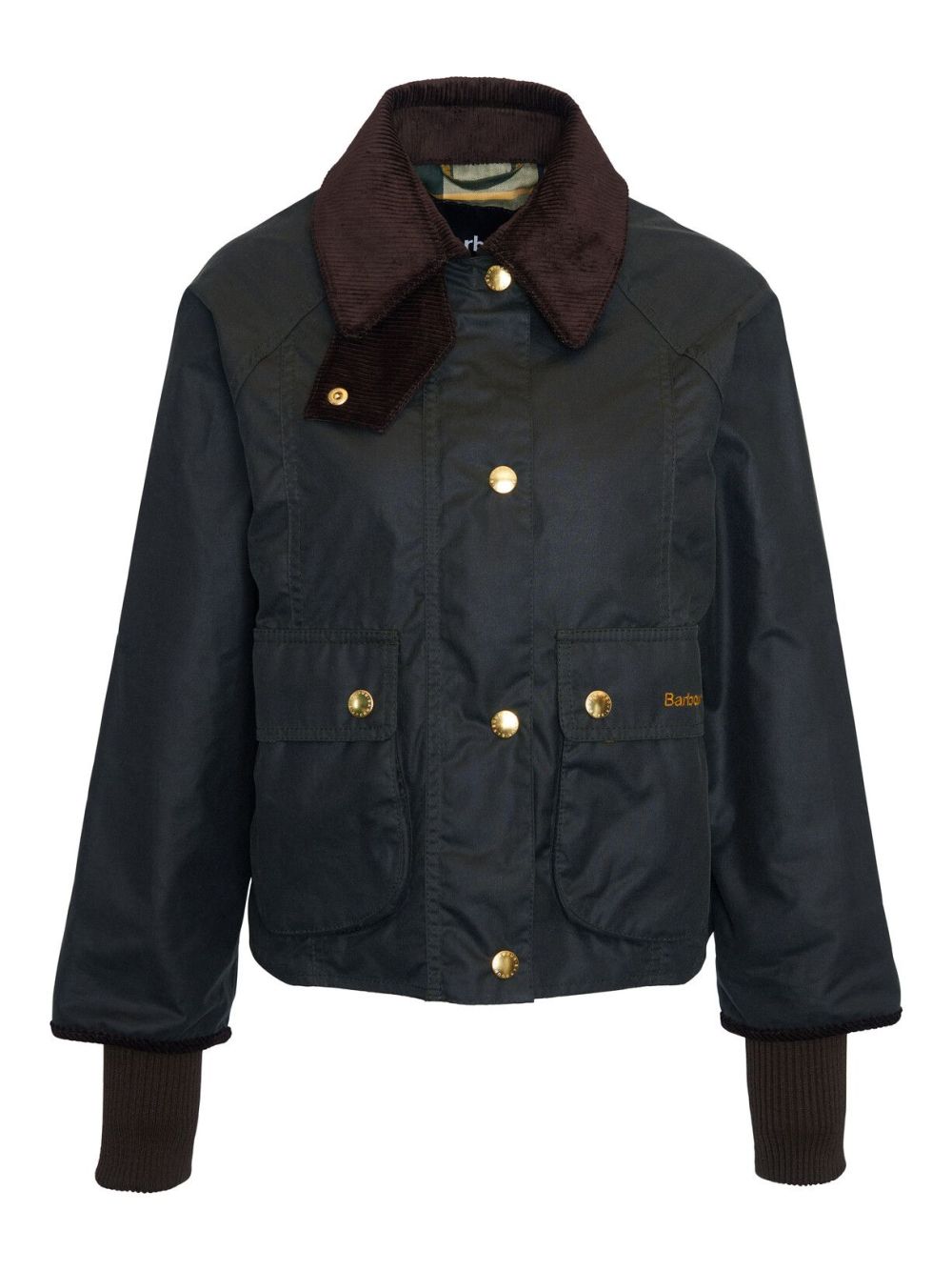Giubbotto Barbour cropped beadnell Donna - Verde Barbour Angolo dello Sport