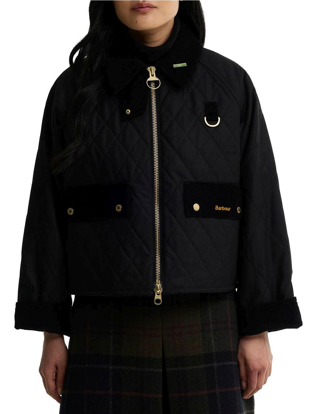 Giubbotto Barbour icons quilted Donna - Nero