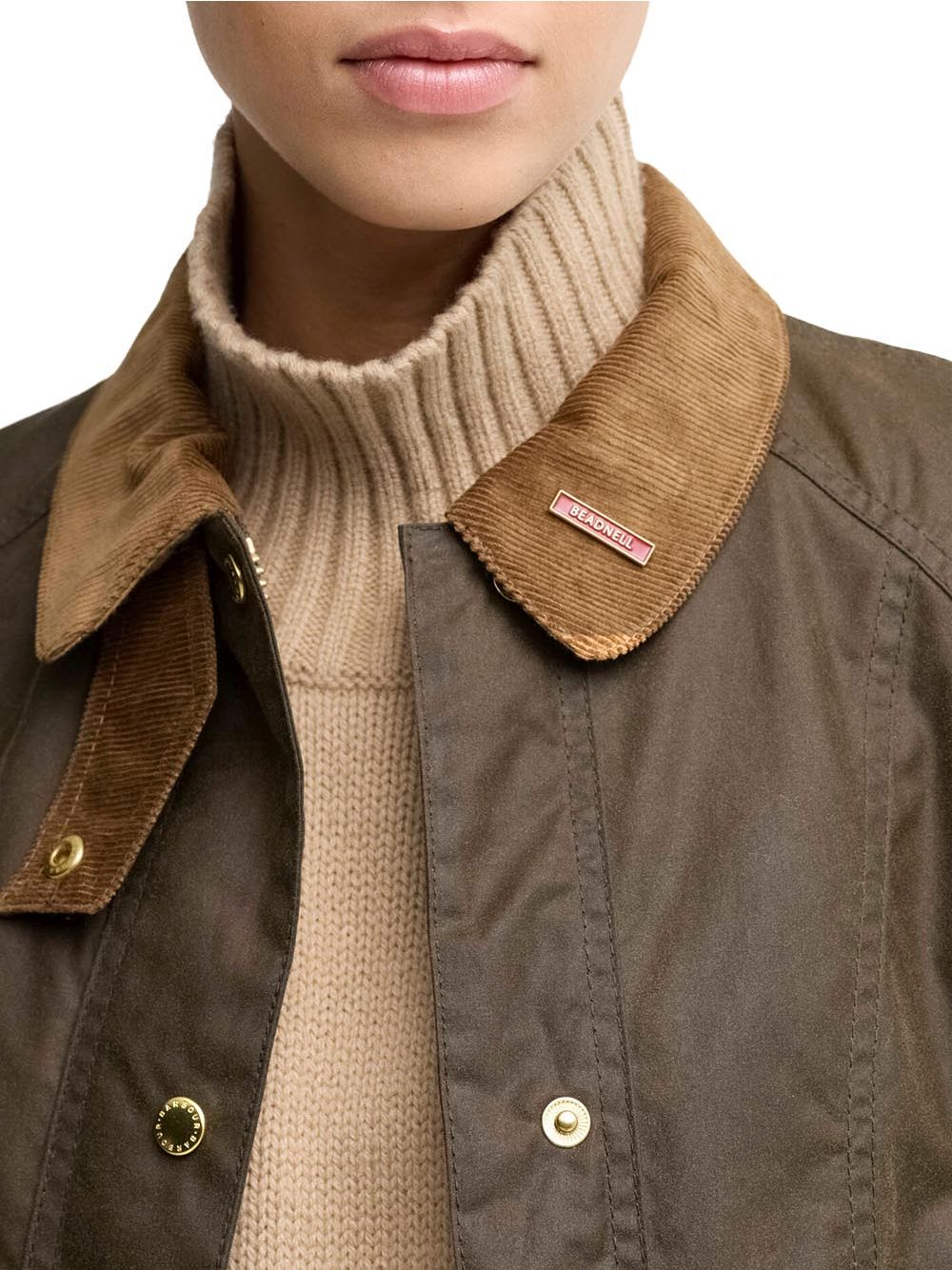 Giubbotto Barbour icons beadnell Donna - Oliva
