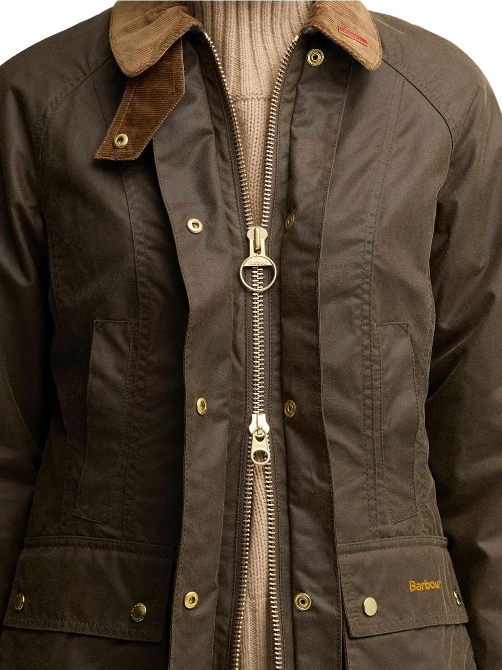 Giubbotto Barbour icons beadnell Donna - Oliva