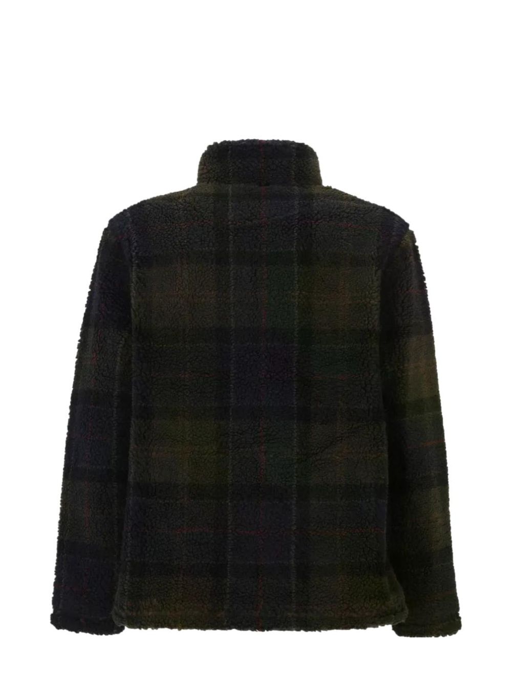 Felpa Barbour tartan fleece zip Uomo - Blu