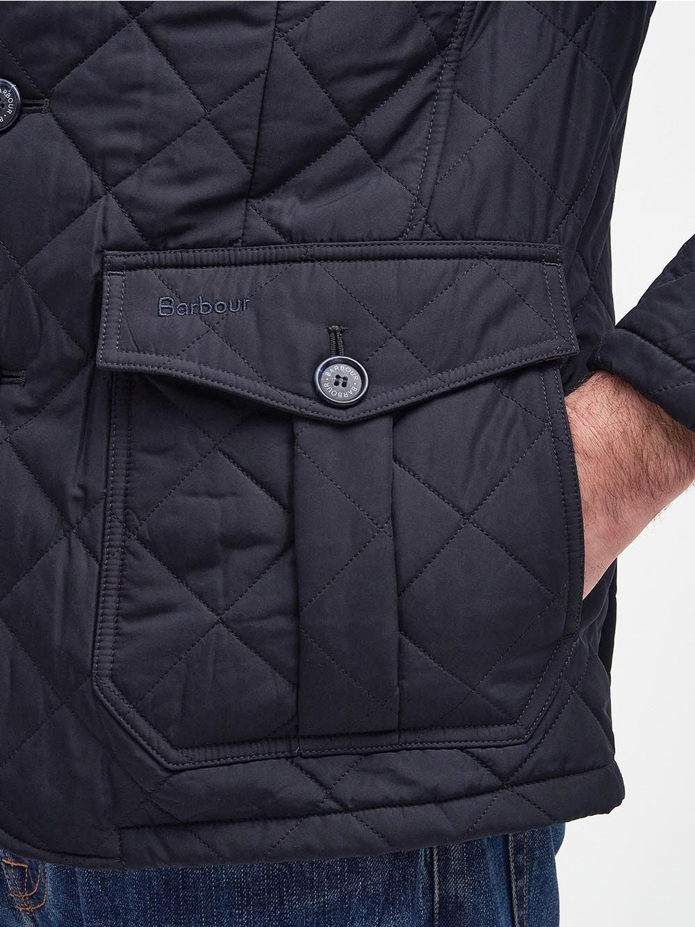 Giubbotto Barbour quilted lutz Uomo - Navy