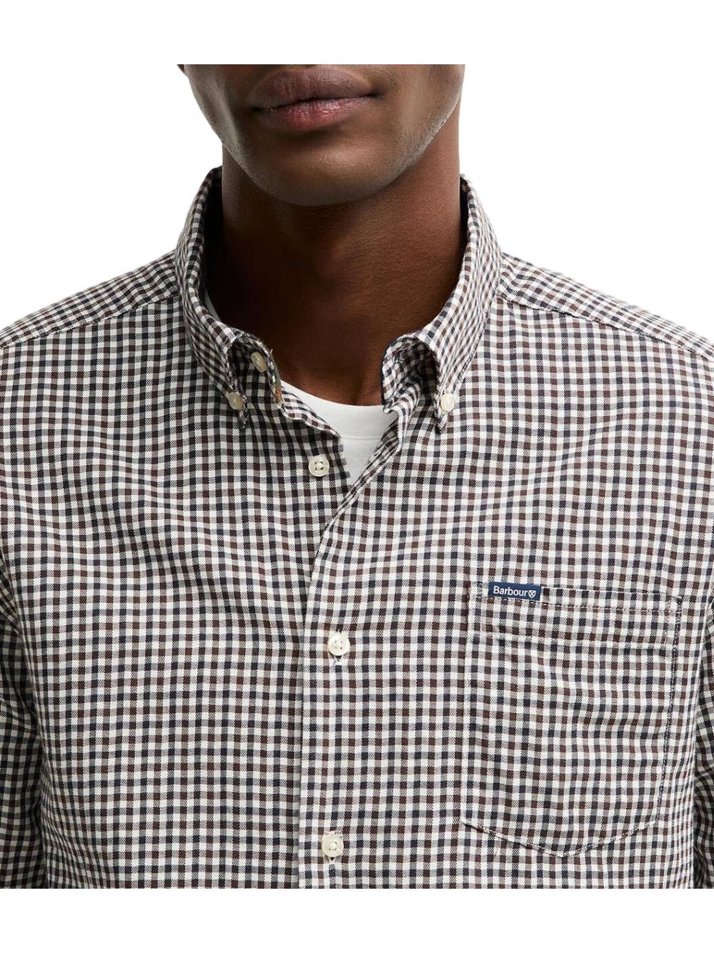 Camicia Barbour padshaw tailored Uomo - Marrone