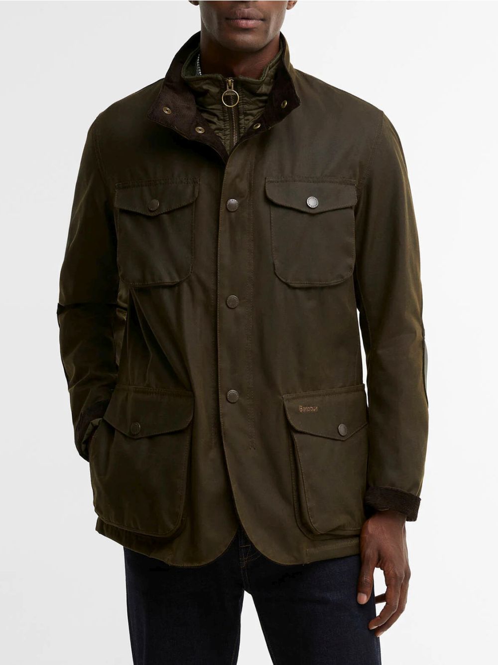 Giubbotto Barbour ogston wax Uomo - Oliva