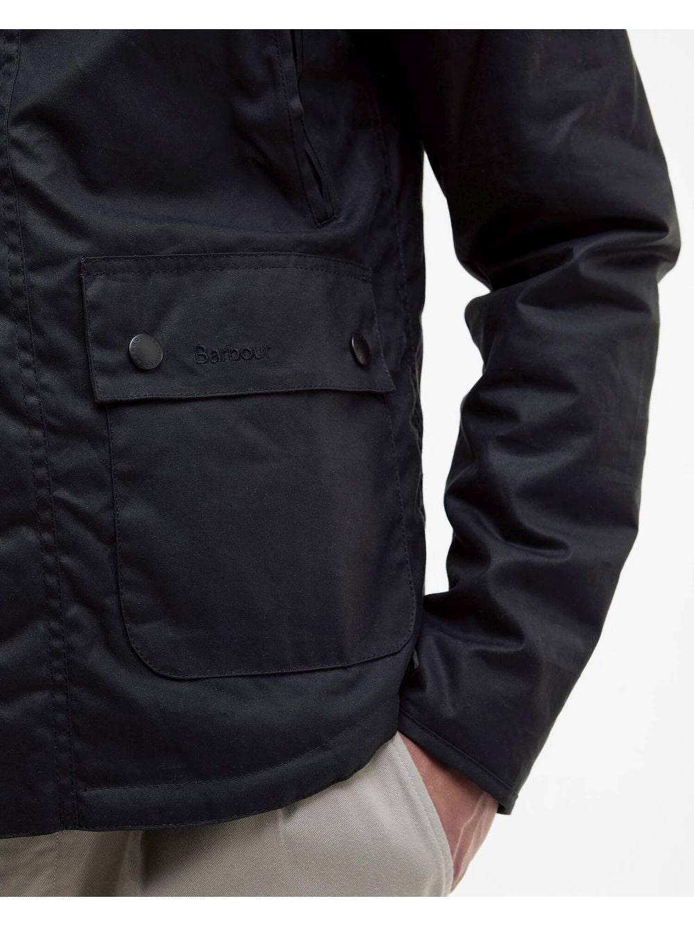 Giubbotto Barbour reelin wax Uomo - Navy