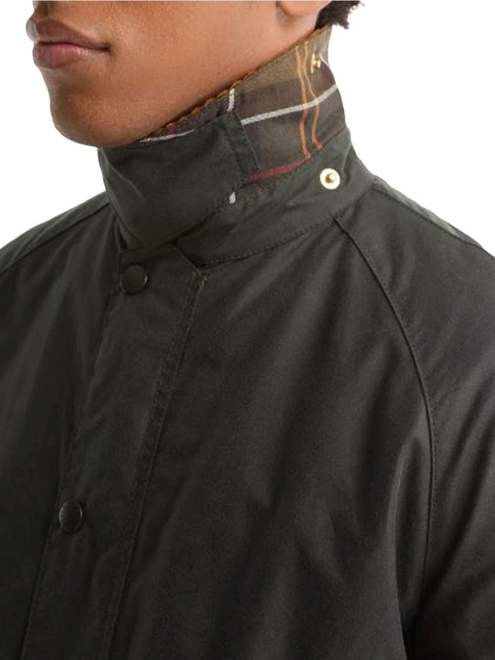 Giubbotto Barbour festive asby wax Uomo - Verde