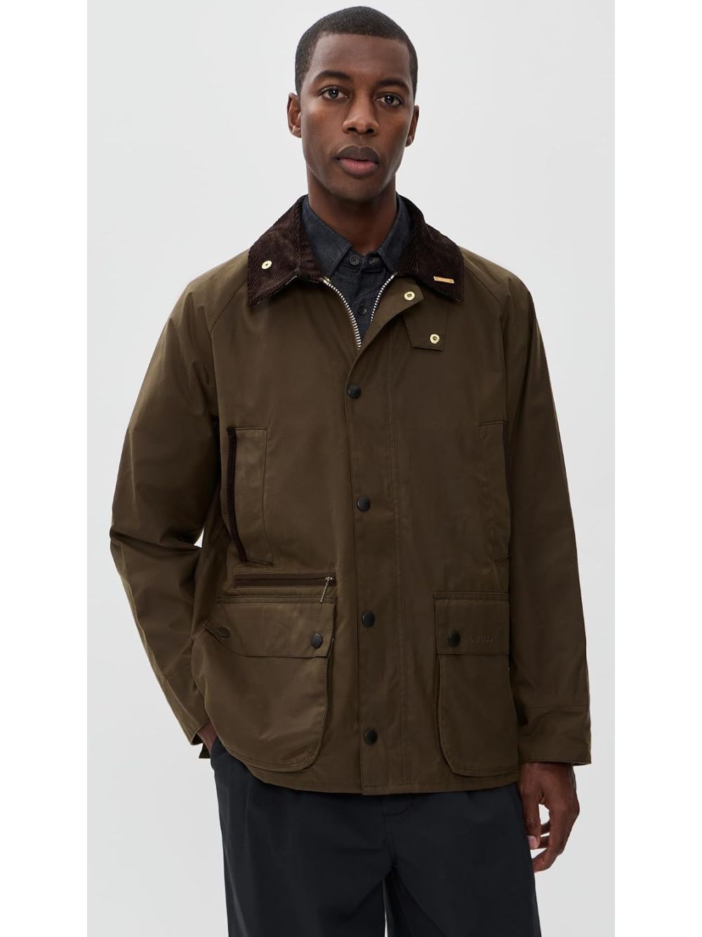 Giubbotto Barbour icons beadale wax Uomo - Marrone
