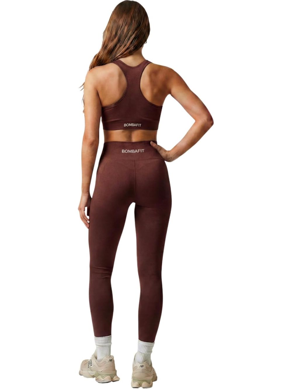 Leggings Bombafit Donna - Marrone