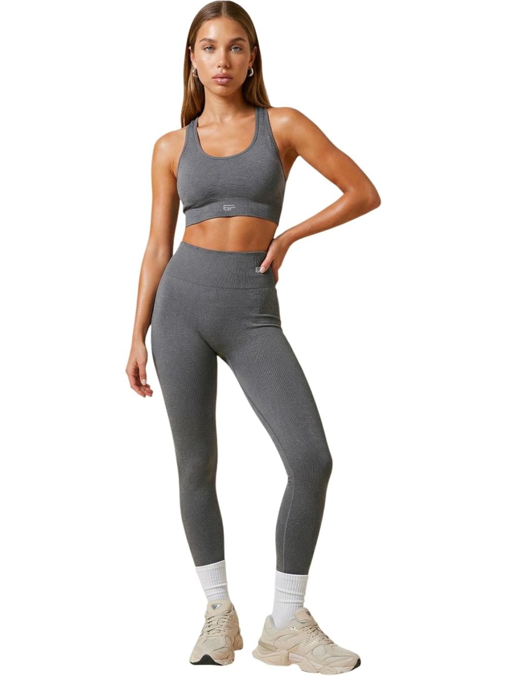 Top Bombafit Donna - Grigio