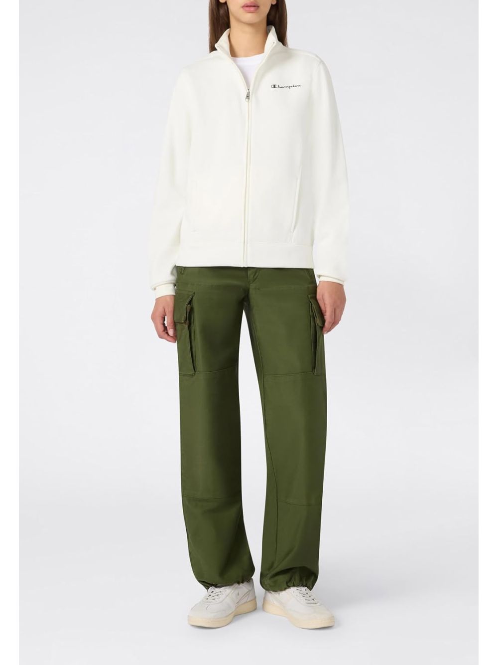 Tuta Sportiva Champion FULL ZIP SUIT Donna - Bianco