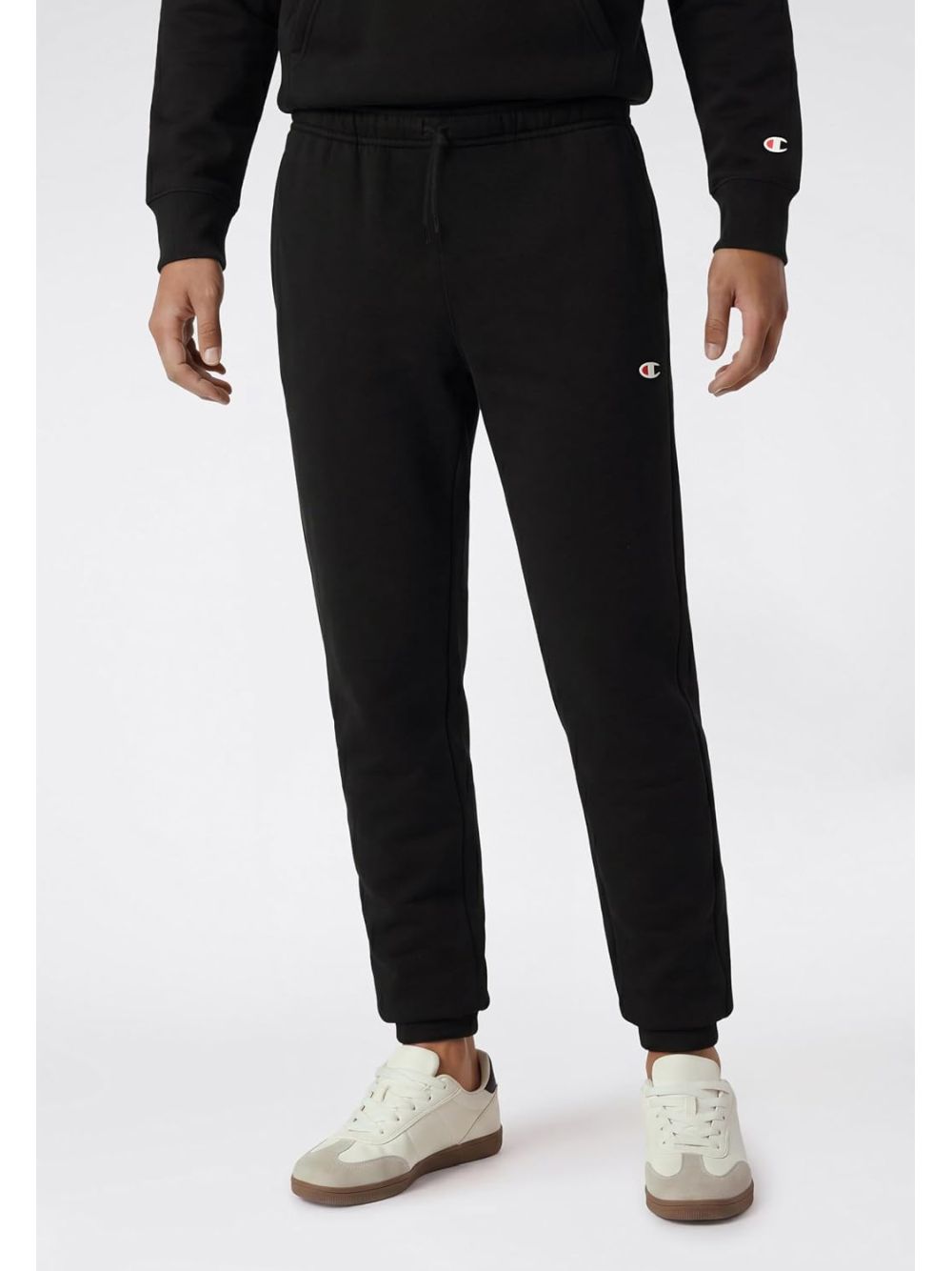 Pantalone Felpa Champion RIB CUFF Bambino - Nero