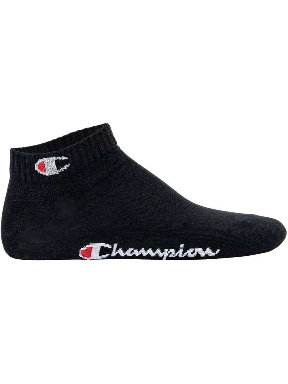 Calze Sportive Champion 3PK QUARTER SOCKS Unisex - Nero