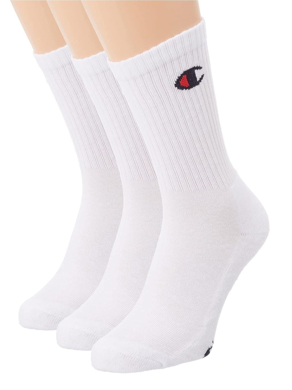 Calze Sportive Champion 3-PACK CREW SOCKS Unisex - Bianco