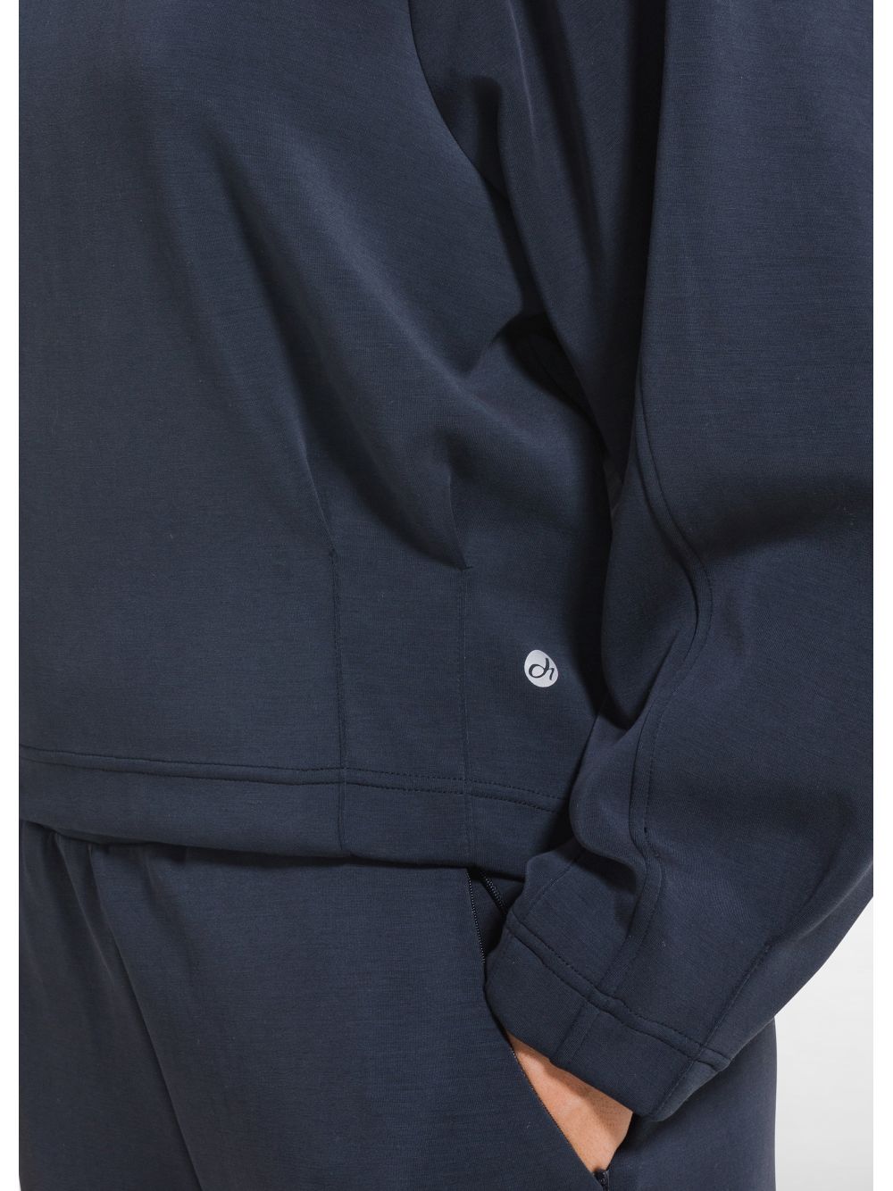 Felpa Deha SOFT TOUCH PLEATED SWEATSHIRT Donna - Nero Deha Angolo dello Sport