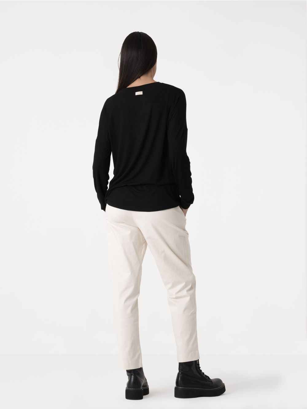 T-shirt Dimensione Danza l/s Donna - Nero