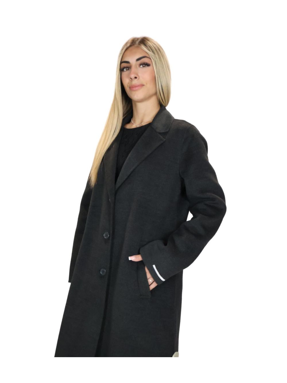 Cappotto Emme Marella ACCIUGA Donna - Grigio