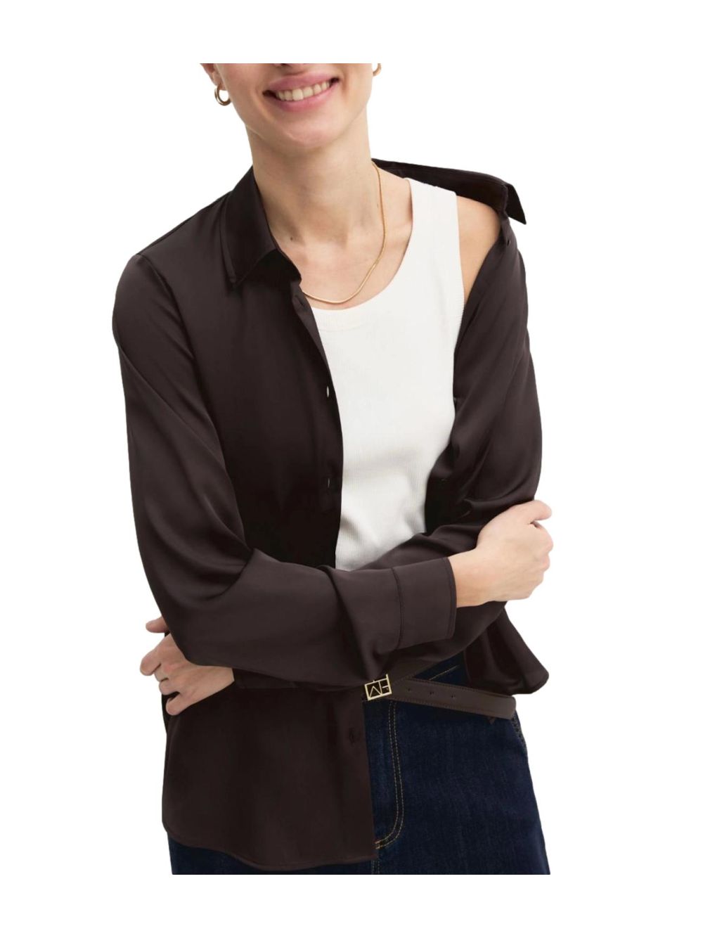 Camicia Emme Marella EDRO Donna - Marrone
