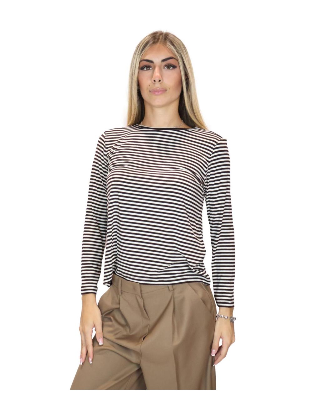 T-shirt Emme Marella MORA Donna - Marrone
