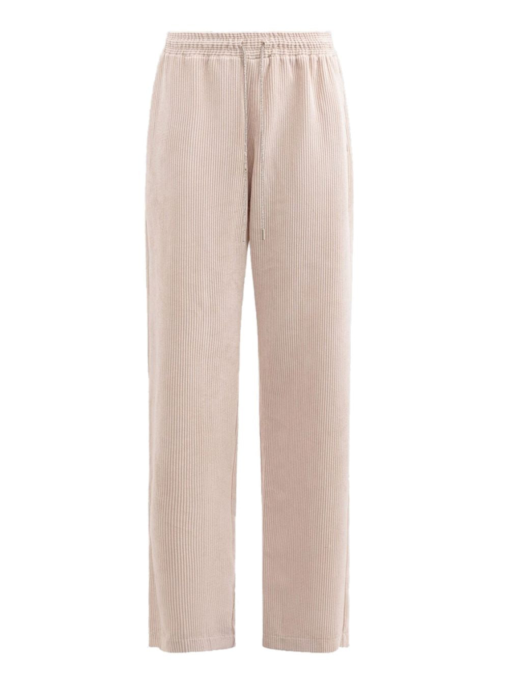 Pantalone Felpa Gaelle DRITTO IN VELLUTO Donna - Avorio