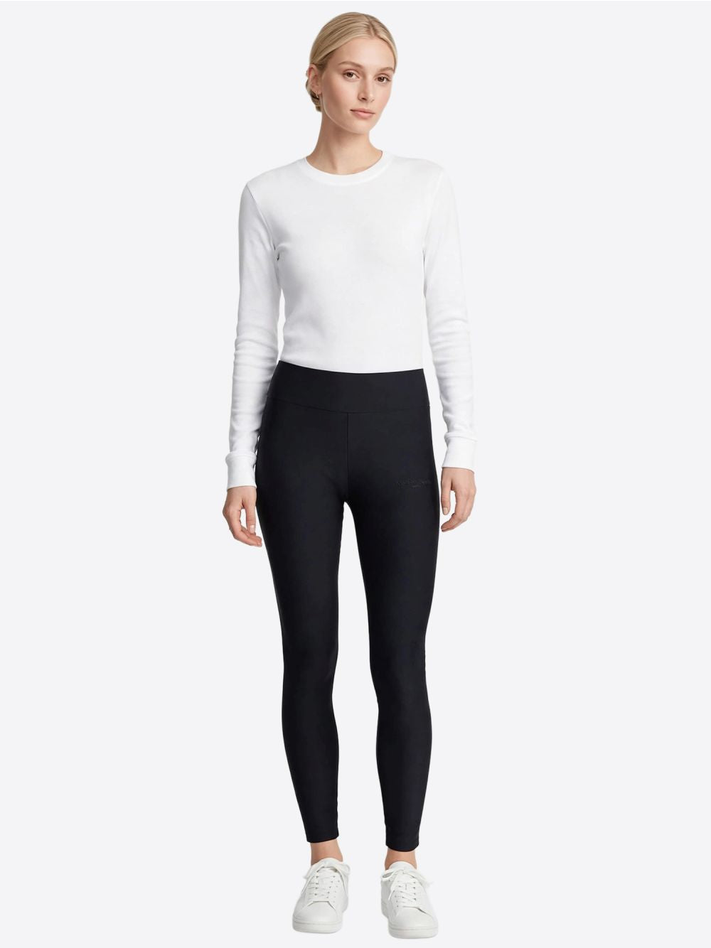 Leggings Gaelle LYCRA CON RICAMO LOGO Donna - Nero