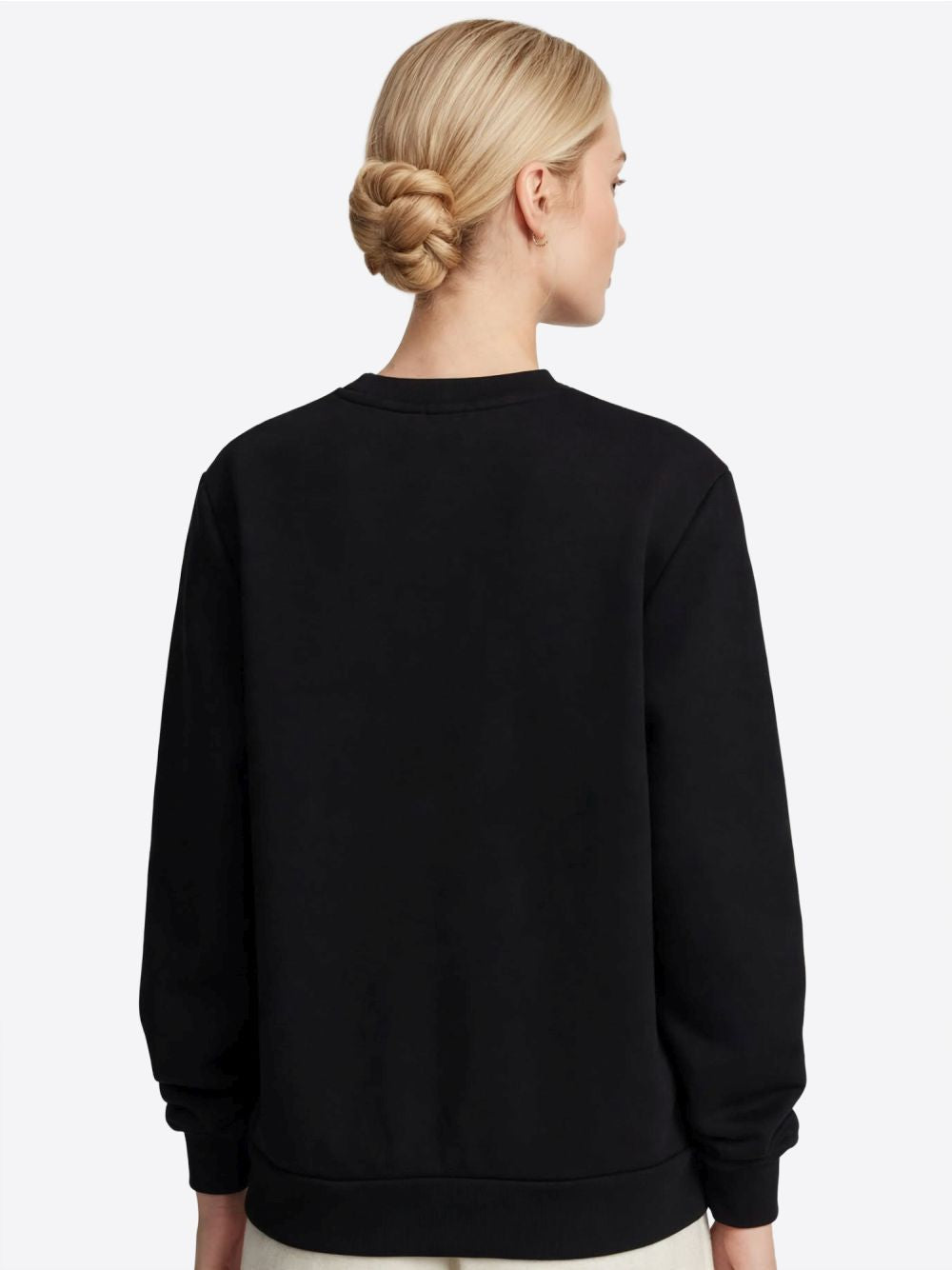 Felpa Gaelle PARICOLLO MANICA LUNGA CON APPLICAZIONE STRASS Donna - Nero