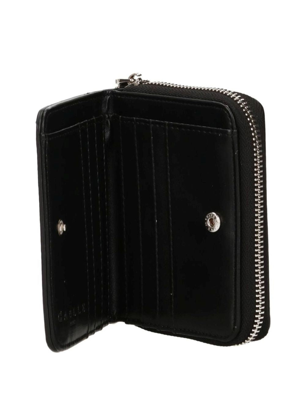 Portafoglio Gaelle MINI ZIP AROUND ESSENTIAL BOTTALATO Donna - Nero