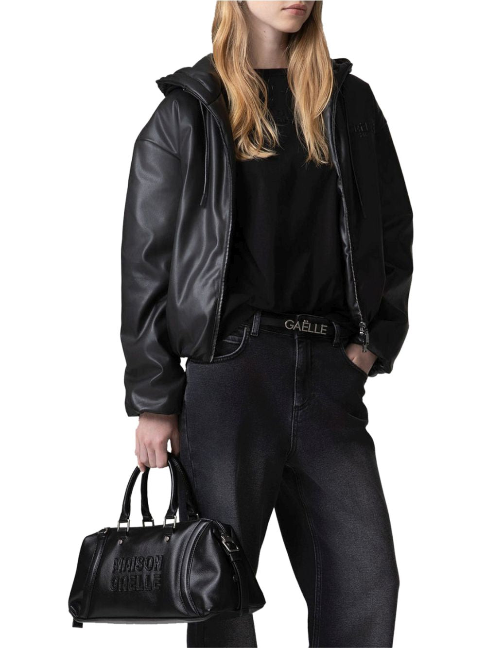 Borsa Gaelle REGULAR DUFFLE MAXILOGO MAISON GAELLE Donna - Nero