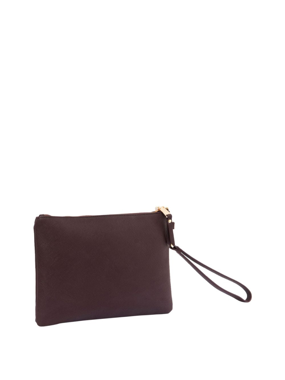 Borsa Pochette Gaelle REGULAR ESSENTIAL SAFFIANO Donna - Marrone