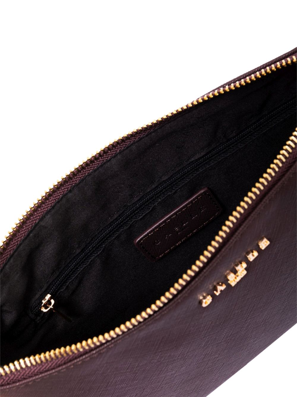 Borsa Pochette Gaelle REGULAR ESSENTIAL SAFFIANO Donna - Marrone