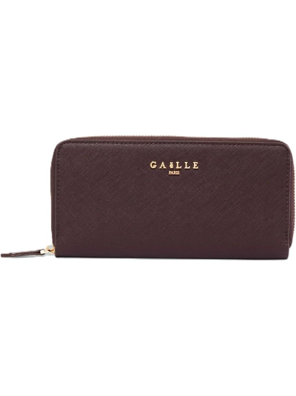 Portafoglio Gaelle REGULAR ZIPAROUND ESSENTIAL SAFFIANO Donna - Marrone