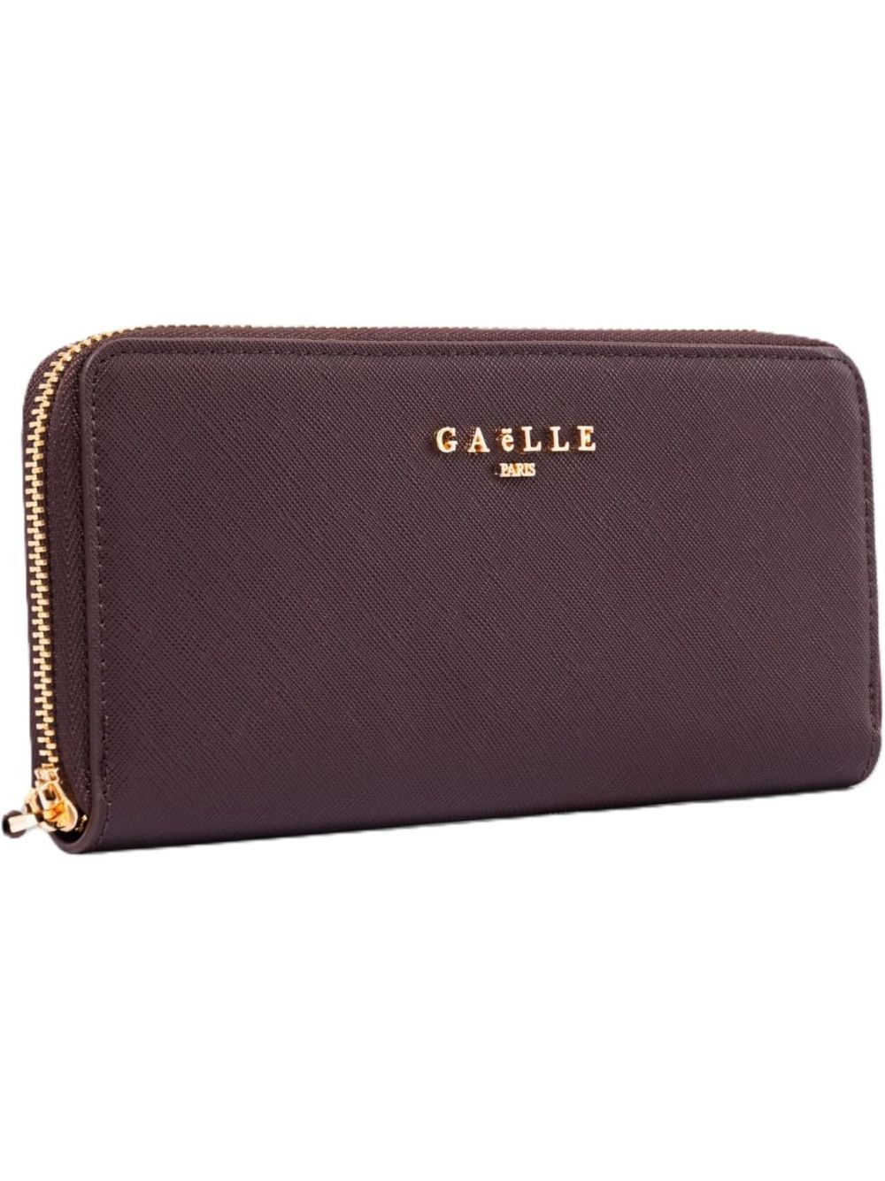 Portafoglio Gaelle REGULAR ZIPAROUND ESSENTIAL SAFFIANO Donna - Marrone