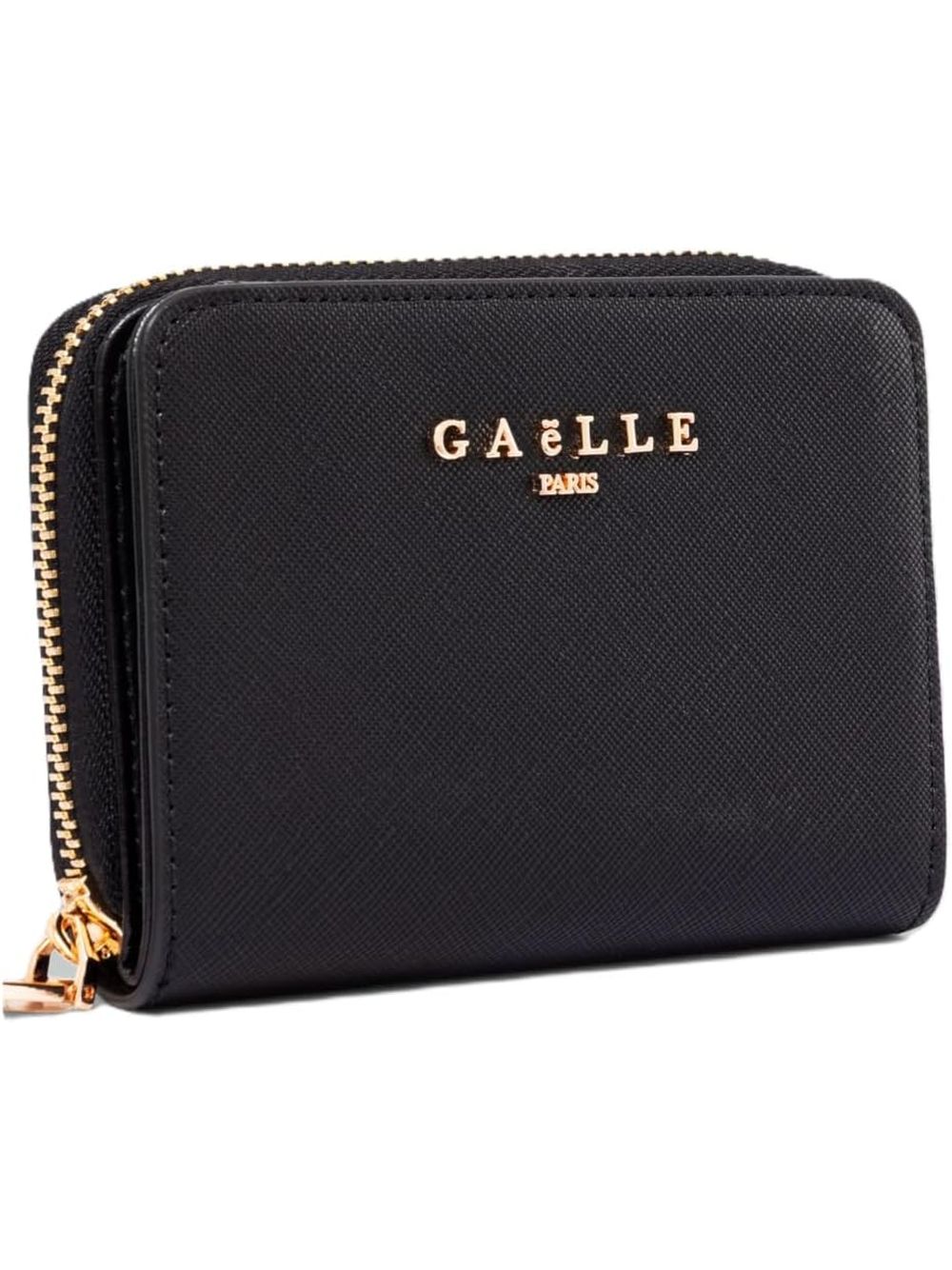 Portafoglio Gaelle MINI ZIPAROUND ESSENTIAL SAFFIANO Donna - Nero