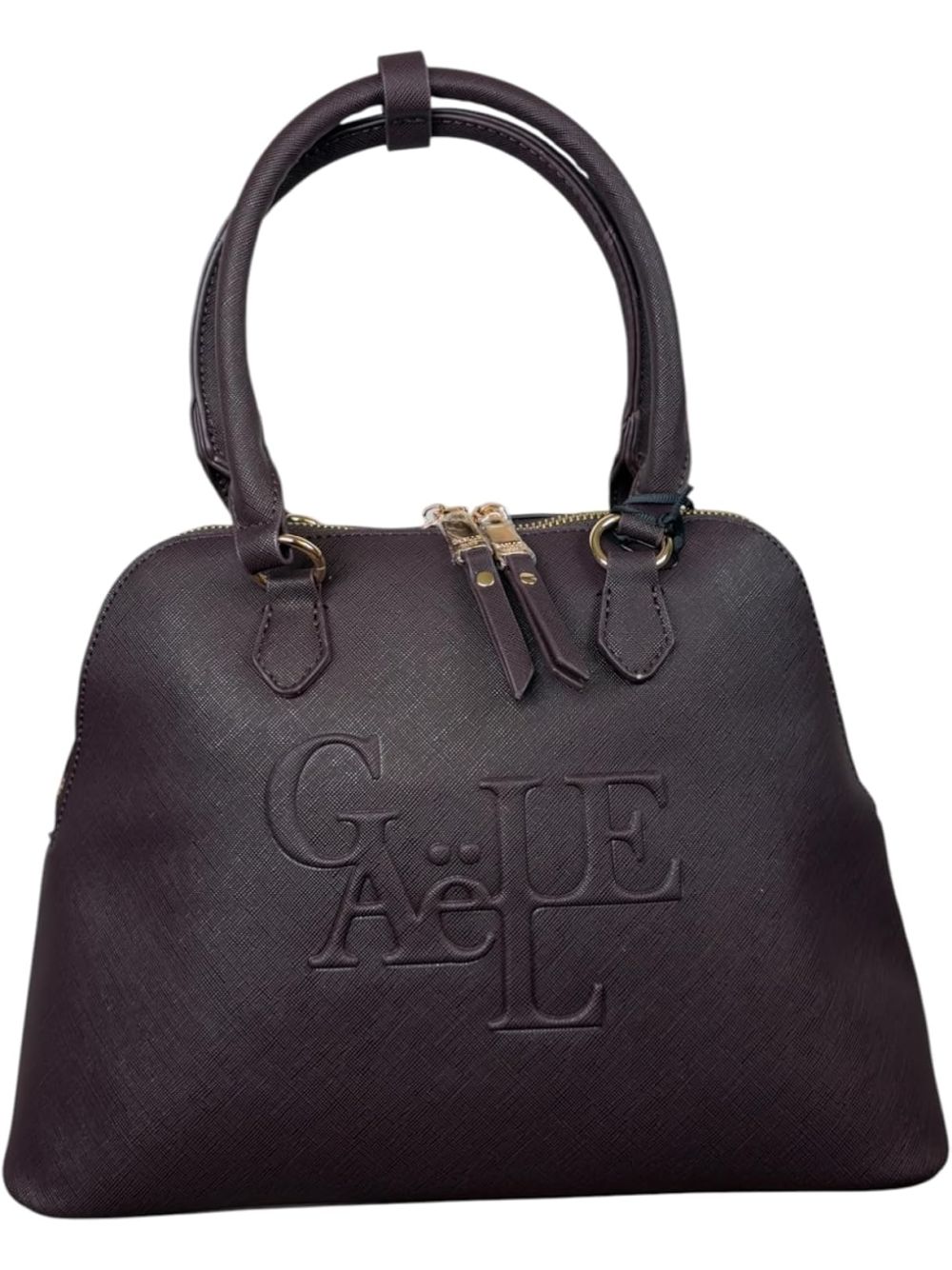 Portafoglio Gaelle REGULAR BOWLING MAXILOGO SAFFIANO Donna - Marrone