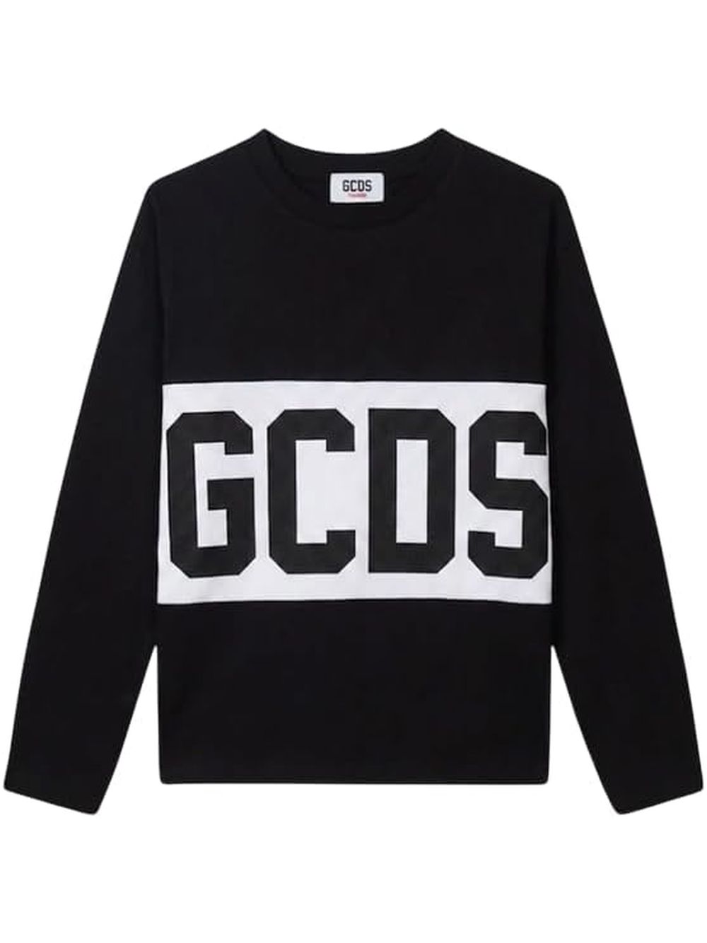 T-shirt GCDS ml Bambino - Nero