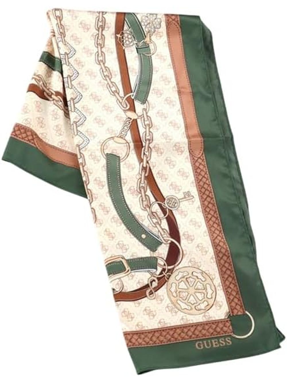 Foulard Guess 90X90CM PRINTED SQUARE FOULARD Donna - Verde