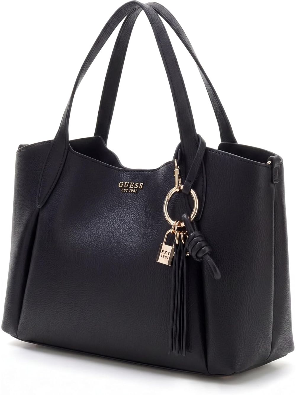 Borsa Guess MELODY 2 IN 1 SATCHEL Donna - Nero