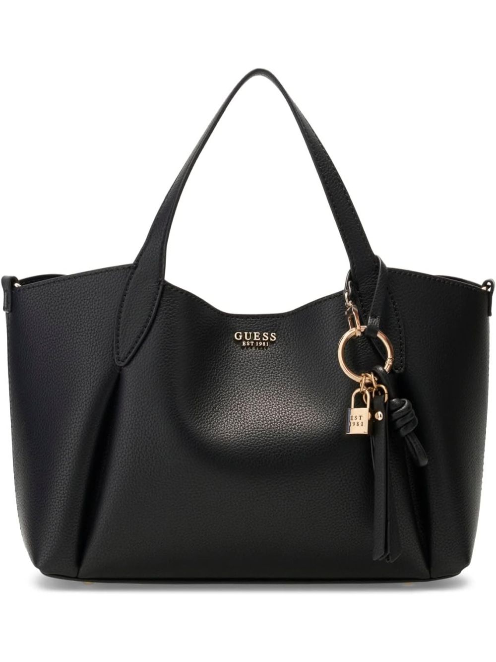 Borsa Guess MELODY 2 IN 1 SATCHEL Donna - Nero