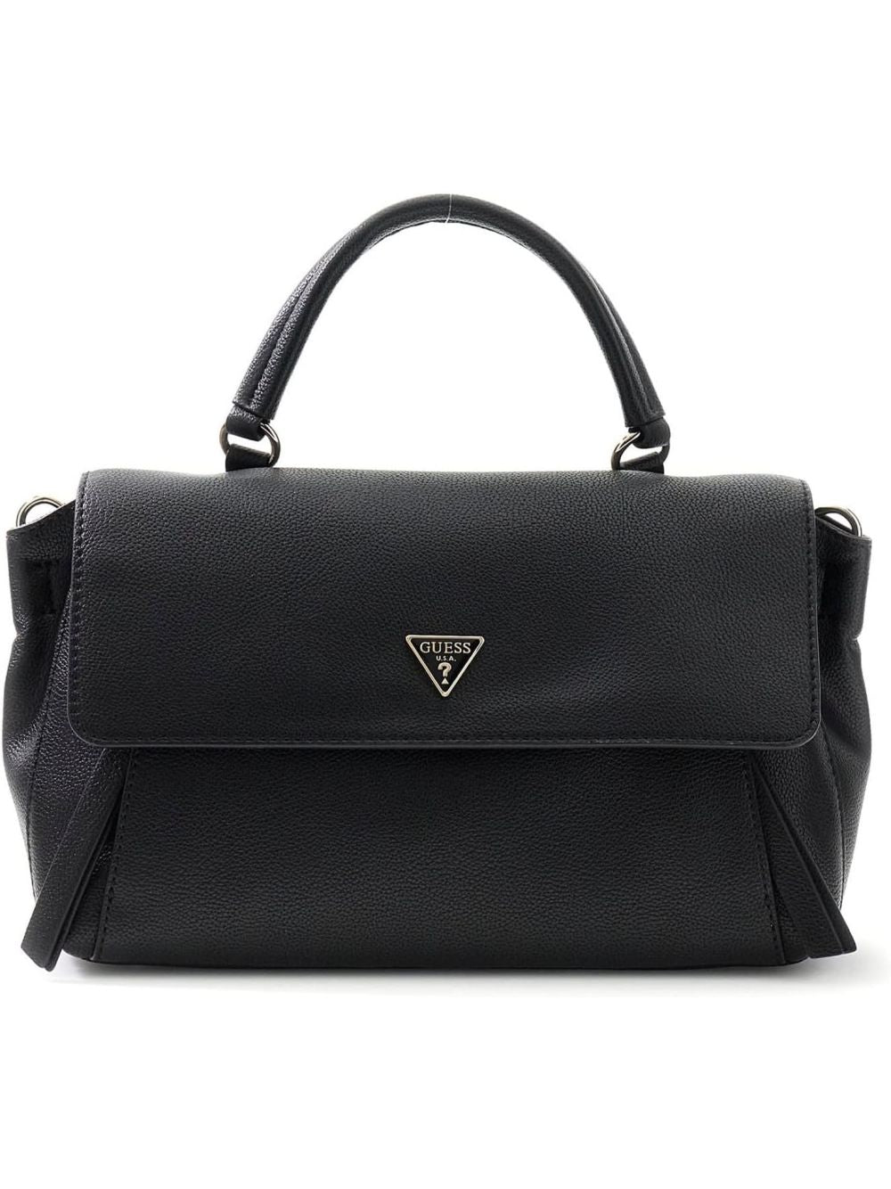 Borsa Guess DEVON TOP HANDLE FLAP Donna - Nero