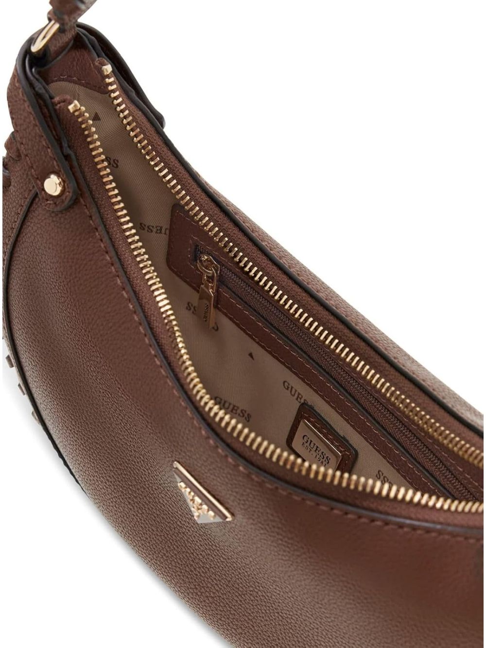 Borsa Guess PETRA HOBO Donna - Cioccolato