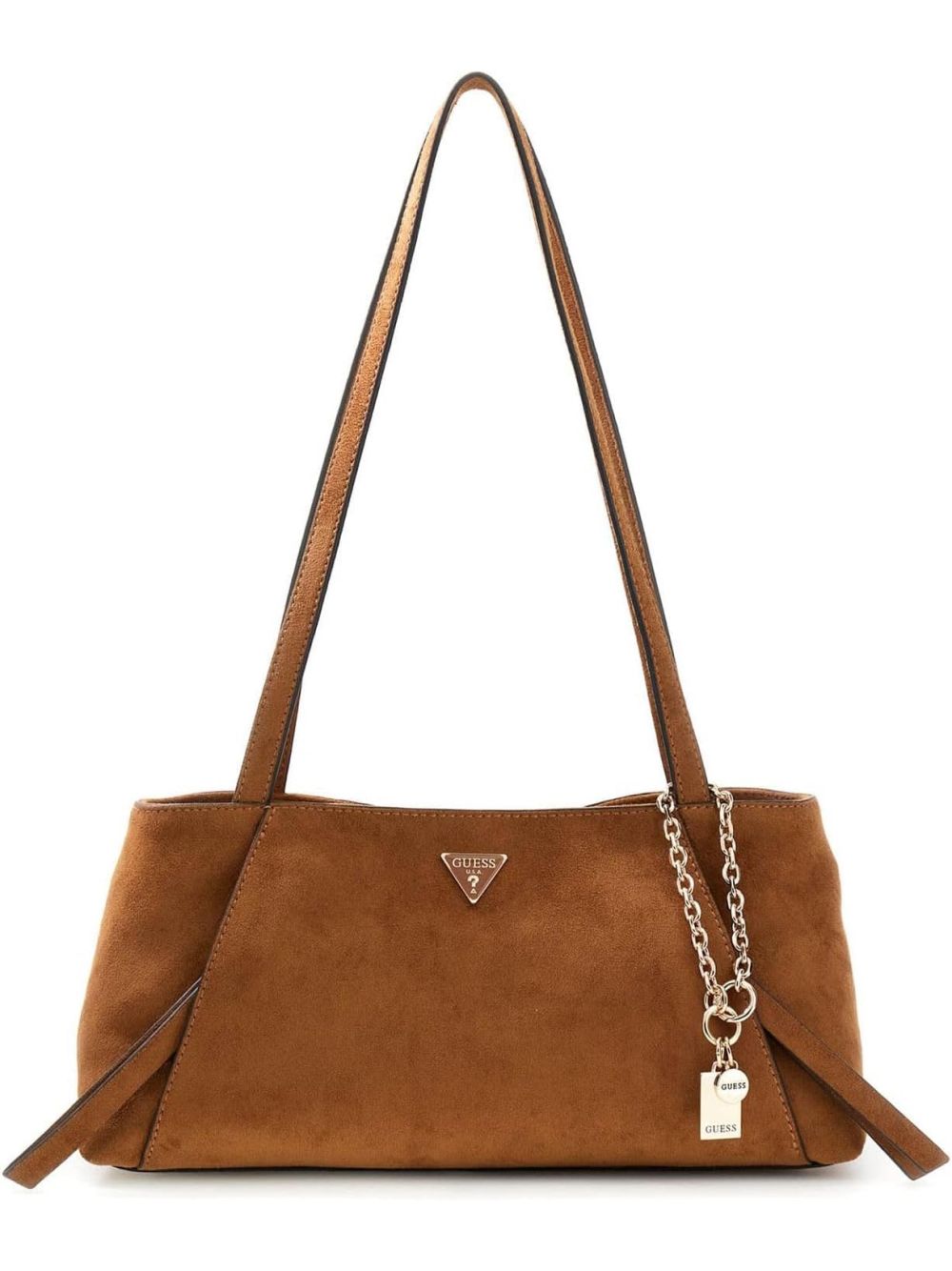 Borsa Guess DEVON SATCHEL Donna - Marrone
