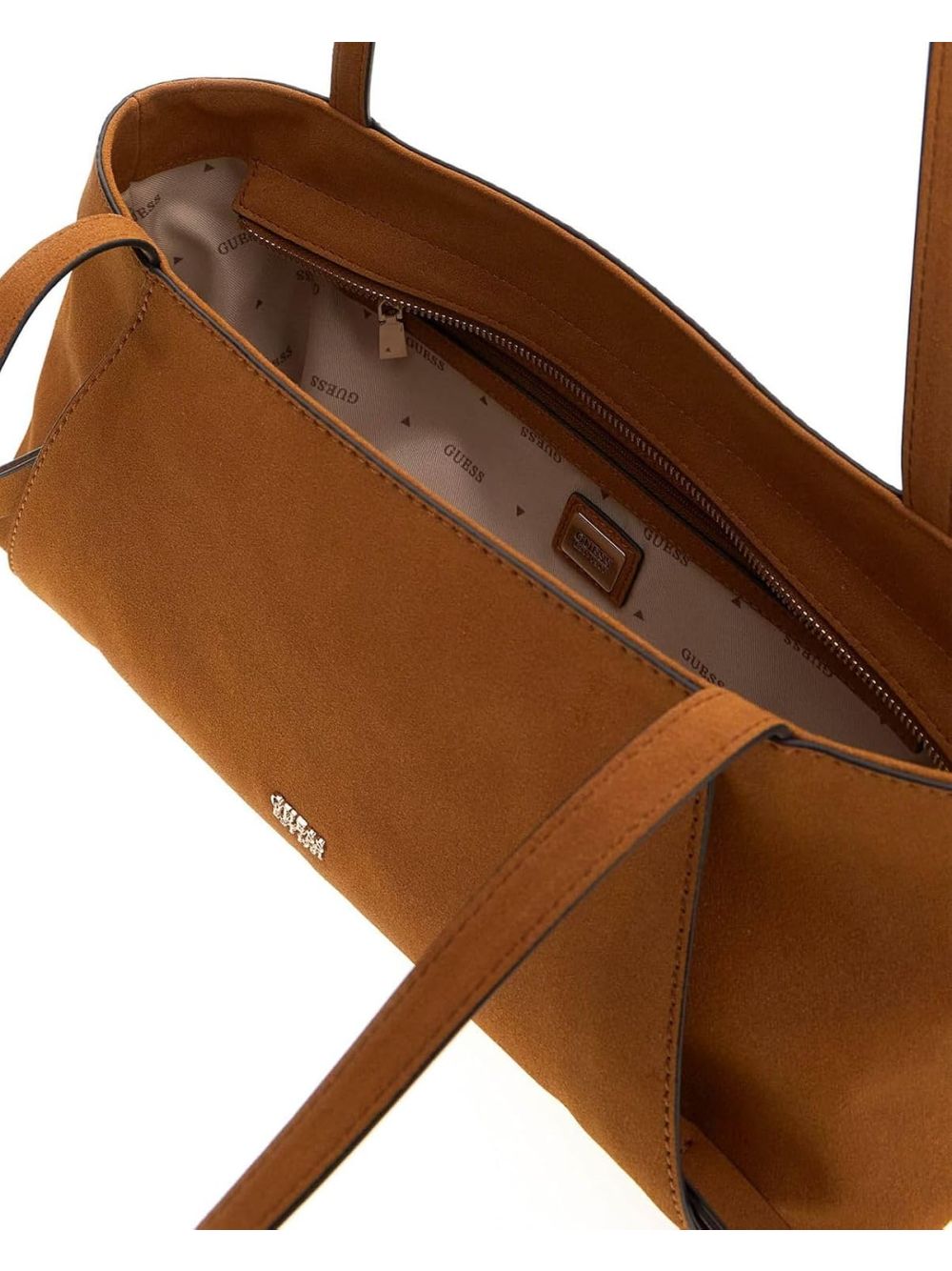 Borsa Guess DEVON SATCHEL Donna - Marrone