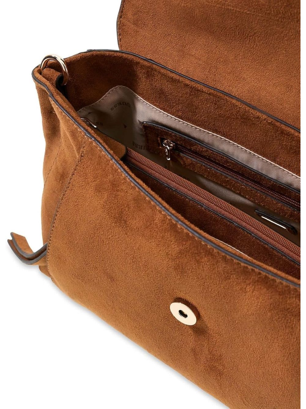Borsa Guess DEVON TOP HANDLE FLAP Donna - Marrone