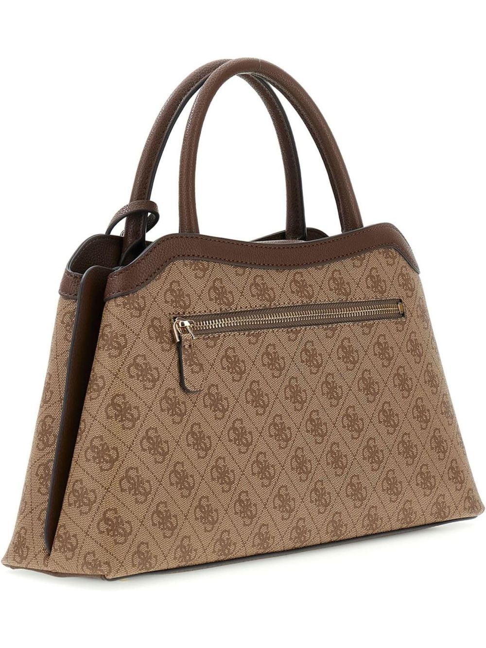 Borsa Guess LINDSEY GIRLFRIEND SATCHEL Donna - Marrone